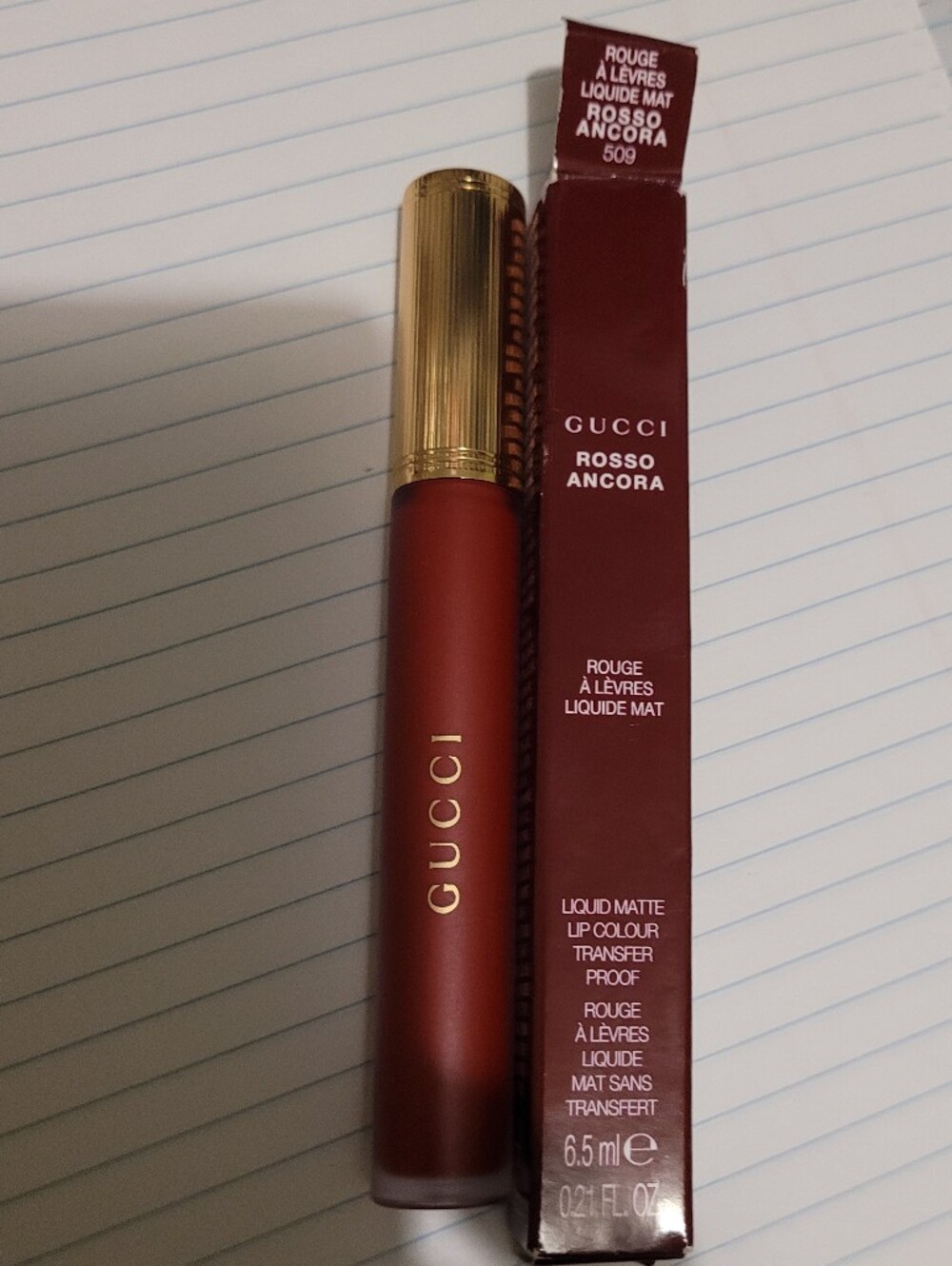 🙈Gucci Ancora Transfer Proof Lip Color